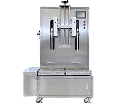 新上市雙頭稱重灌裝機(jī)運(yùn)行視頻，工廠實(shí)拍！